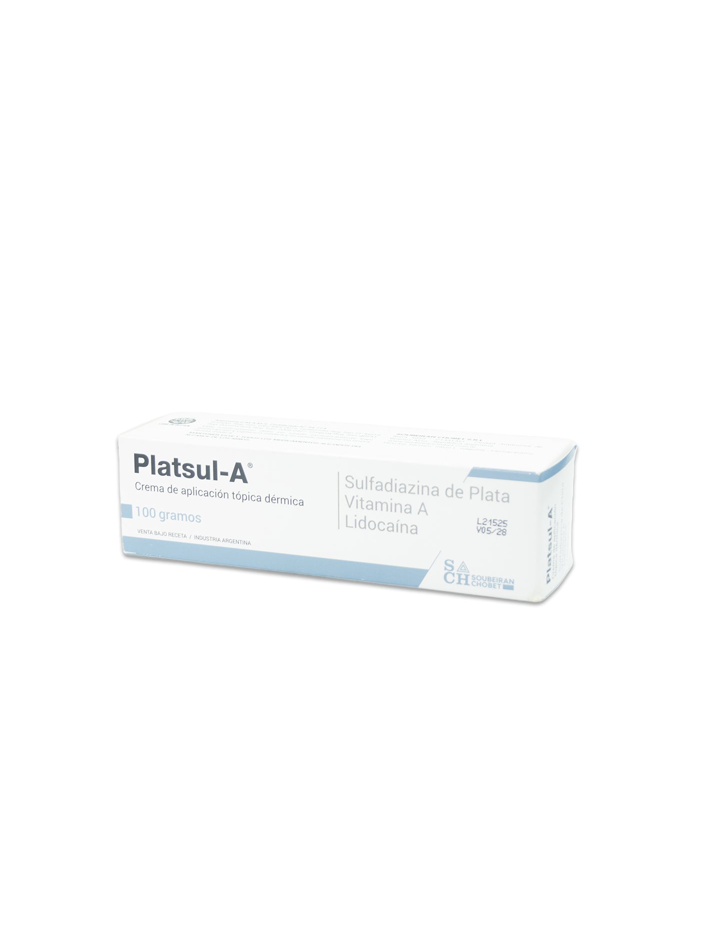 Platsul a crema sulfadiazina de plata y lidocaína. Sch