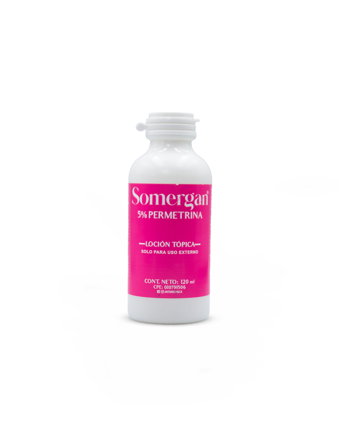 Somergan permetrina 5% loción. Intercos
