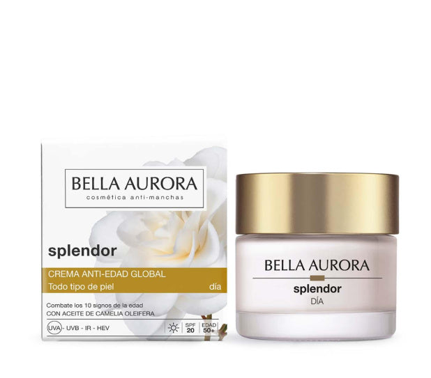 Splendor crema día antiedad global 50mL. Bella Aurora