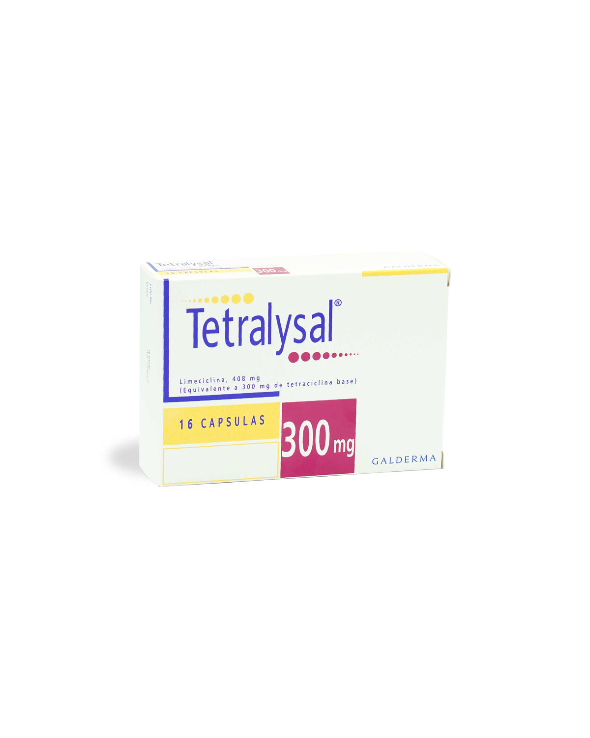 Tetralysal 300mg limeciclina x 16 cápsulas. Galderma
