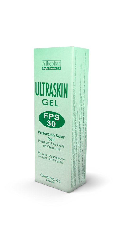 Ultraskin gel FPS 30 protector solar 60g |  Albephar