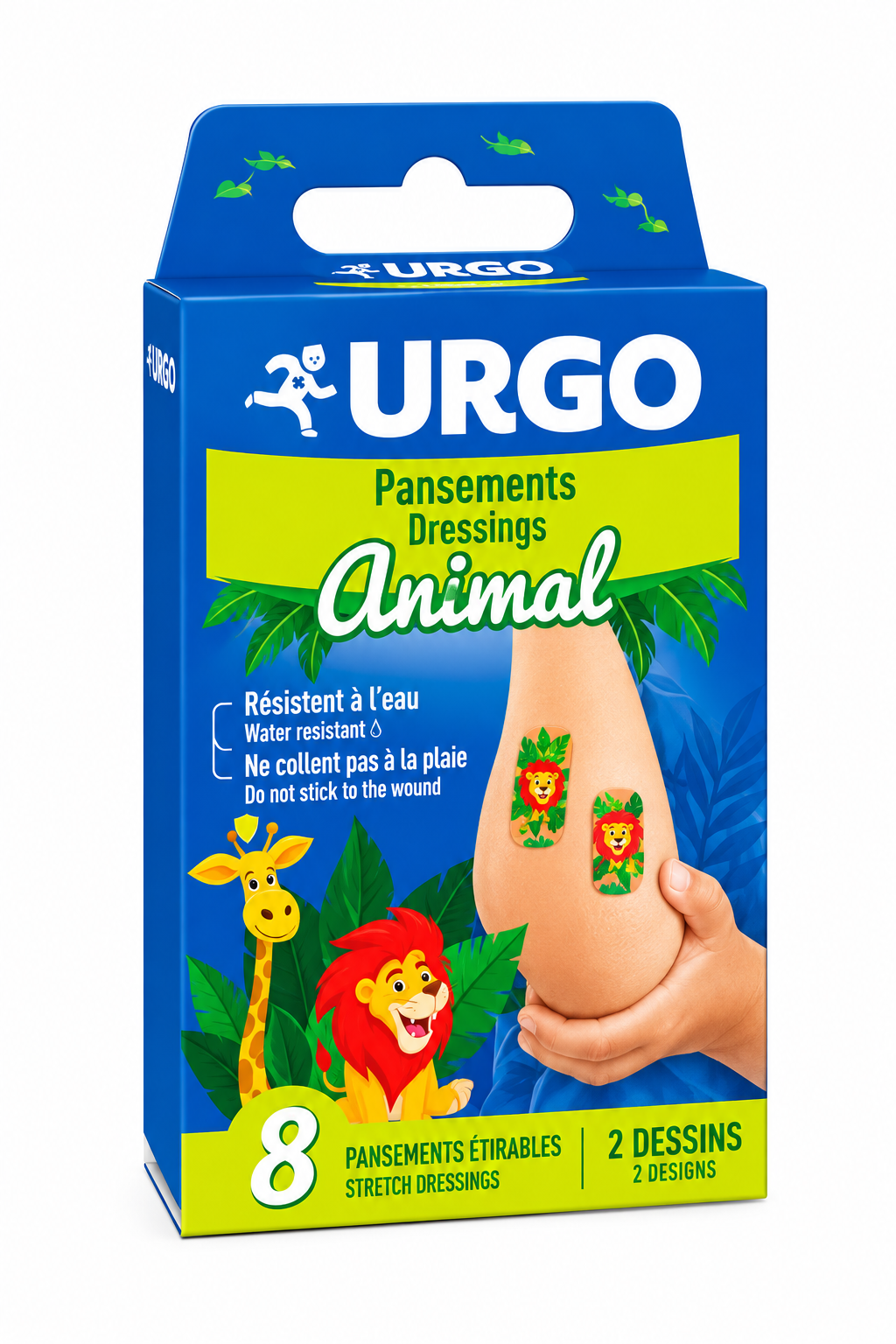 Urgo apósito infantil animal tatoo x 8 unidades