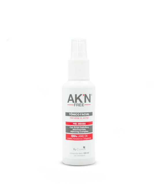AKN free tónico facial piel grasa o acné 120mL. Coher
