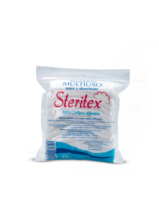 Algodón multiuso pliegues 25g Steritex