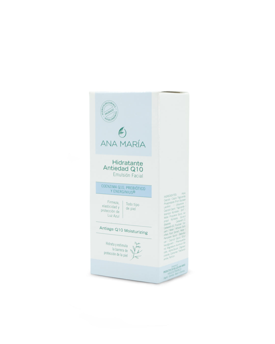 Hidratante antiedad Q10 emulsión 60mL. Ana María