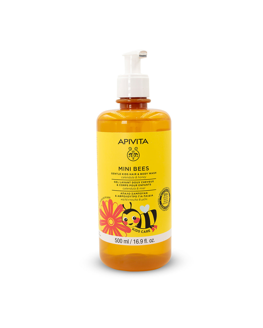 Apivita gentle kids gel cabello y cuerpo 500mL