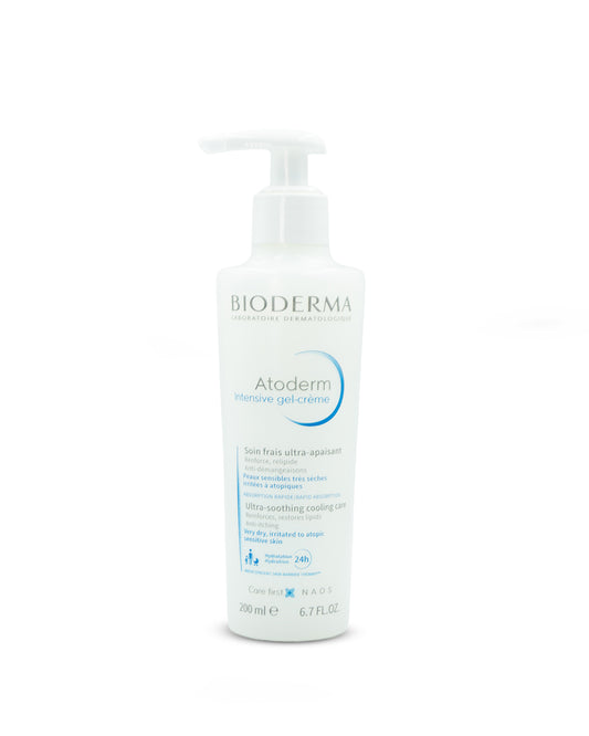 Atoderm intensive gel crema ultracalmante piel sensible 200mL. Bioderma