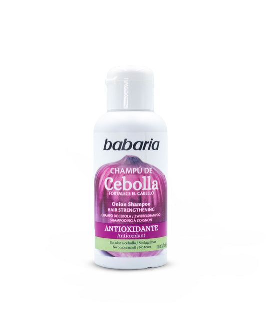 Babaria champú de cebolla antioxidante, sin olor a cebolla