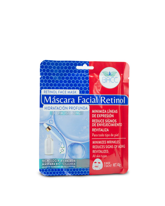 BACC máscara retinol revitaliza e ilumina x 1 und 40g