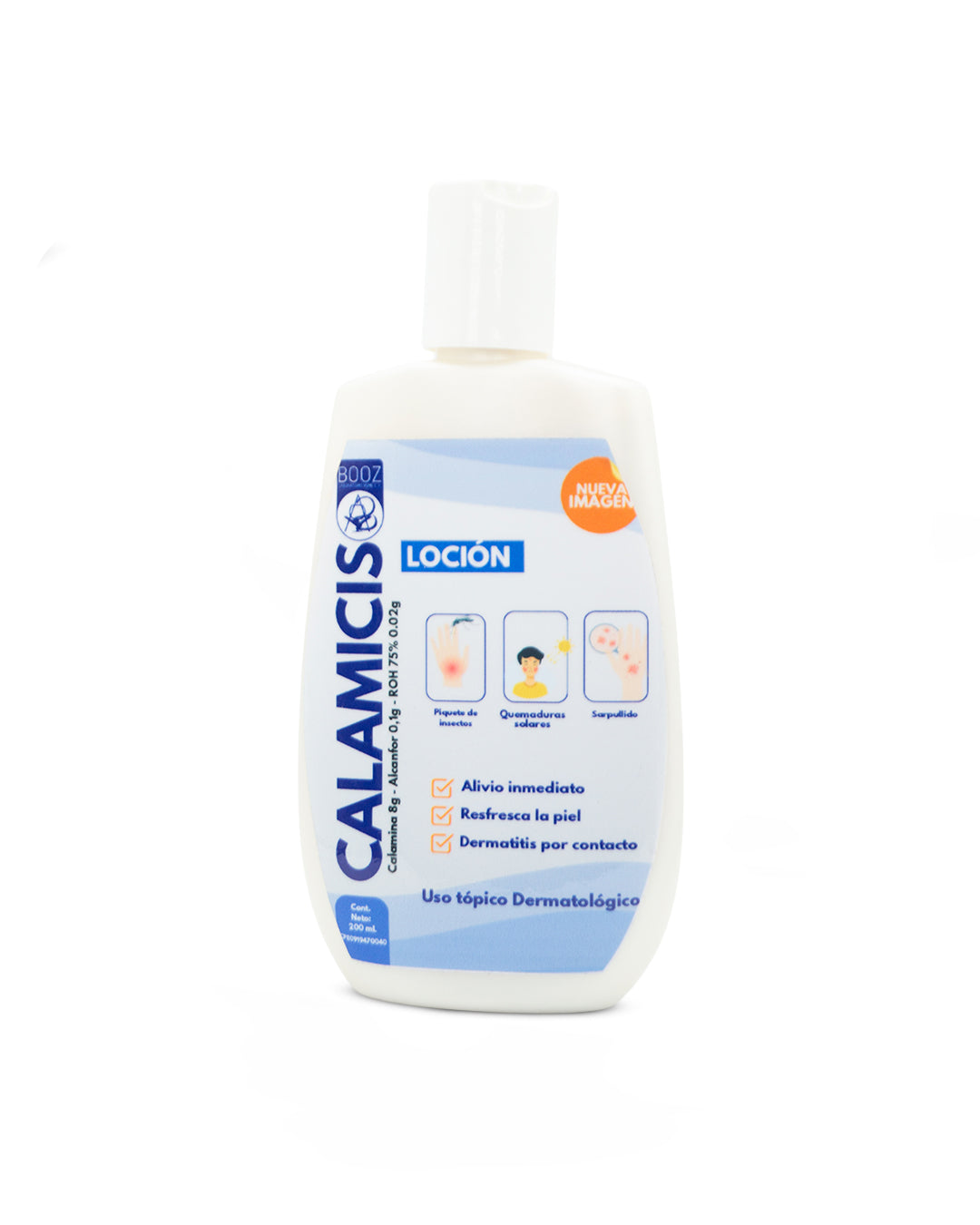 Calamicis calamina loción 200mL. Booz