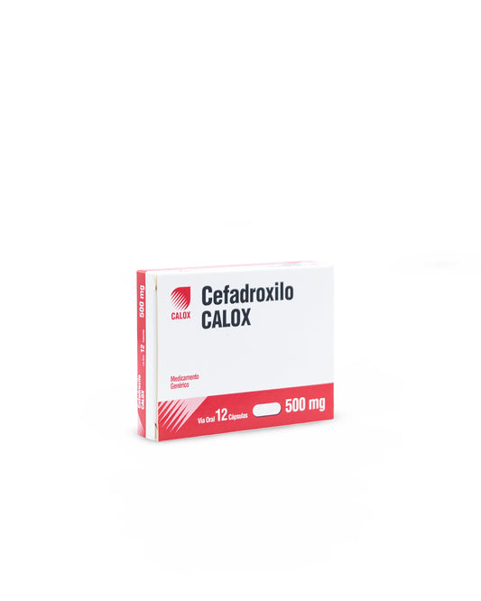 Cefradoxilo Calox 12 Cap. 500mg