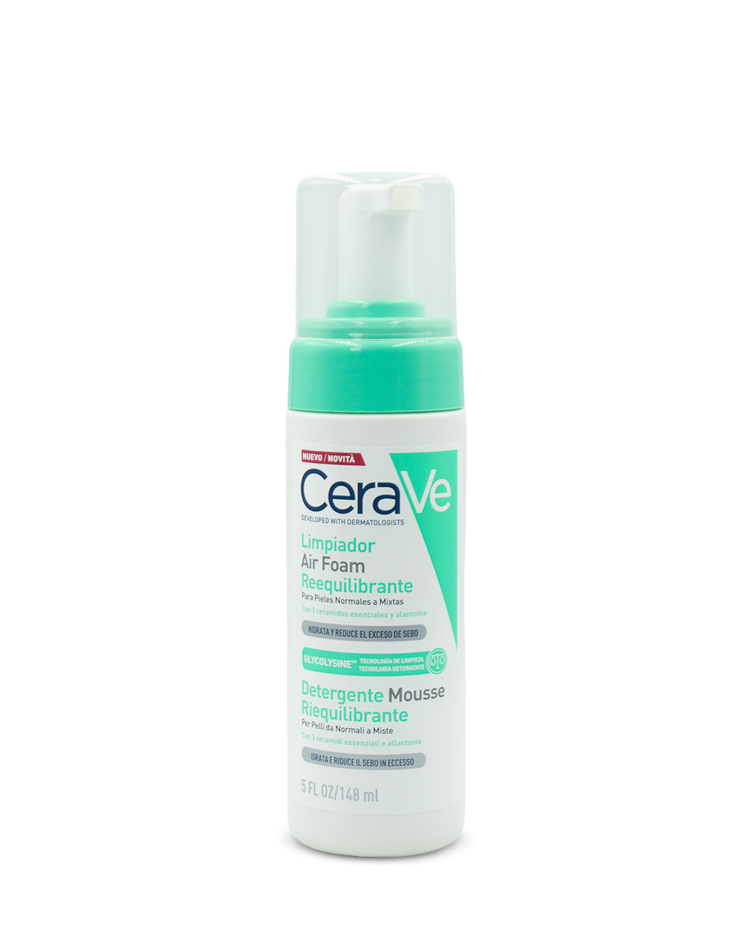 Cerave espuma limpiadora piel normal a mixta 148mL