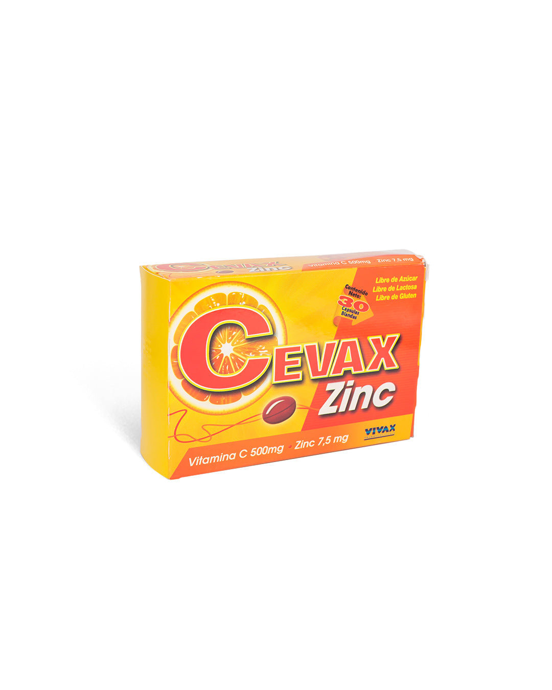 Vitamina C 500mg Zinc 7,5mg 30 cápsulas