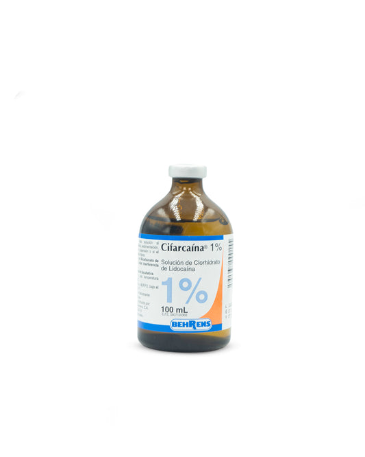 Cifarcaína clorhidrato de lidocaína 1% solución 100mL
