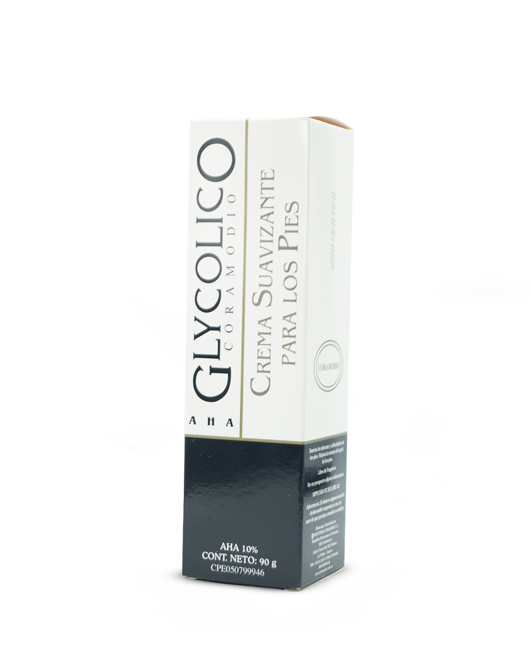 Glycolico suavizante para los pies crema AHA 10% 90g. Coramodio