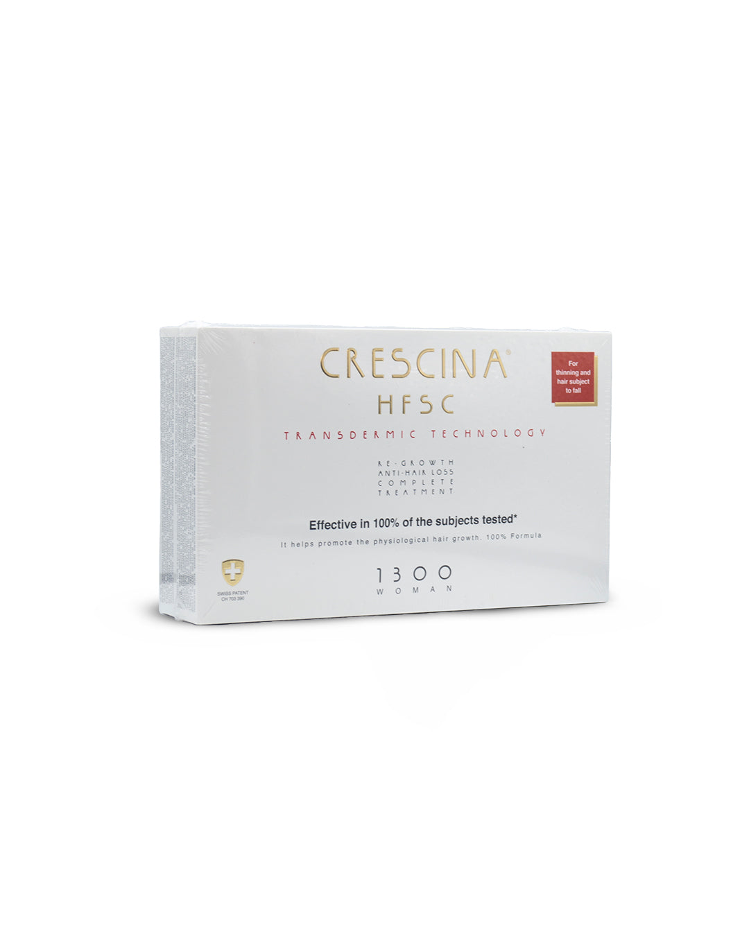 Crescina woman tratamiento completo 20 ampollas: 10 anticaída y 10 crecimiento x 3.5mL. Labo