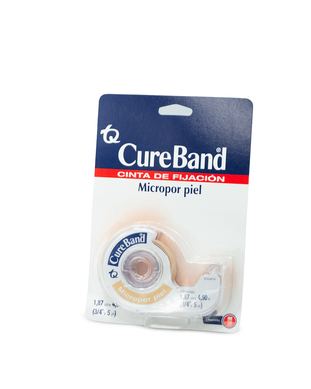 Micropor piel adhesivo dispensador 1 und. Cure band