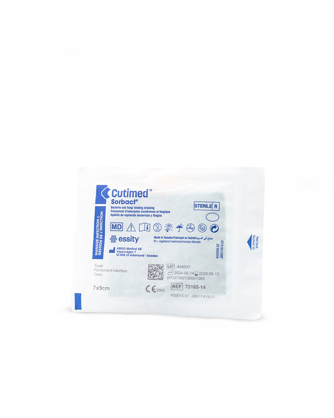Sorbact apósito captación de microbios hidrófobos 1 und. Cutimed