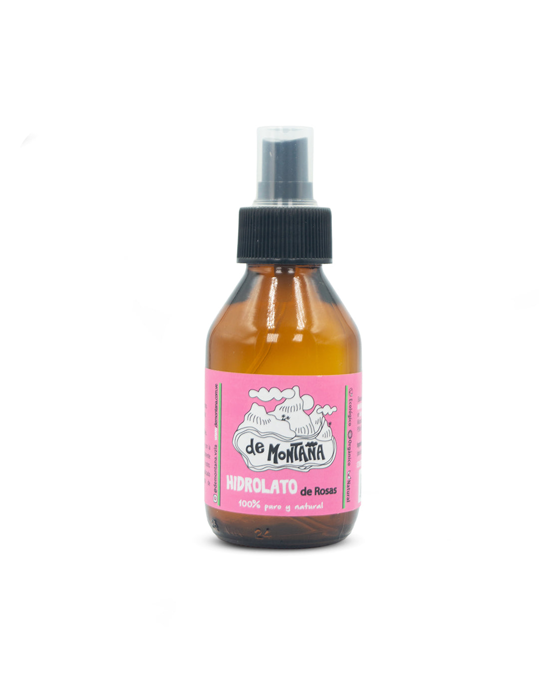 Hidrolato de rosas spray 125mL. De Montaña