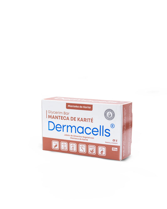 Dermacells jabón glicerina karité barra 80g