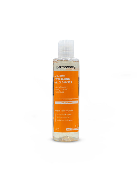 Dermocracy AHA BHA exfoliating gel cleanser 200mL