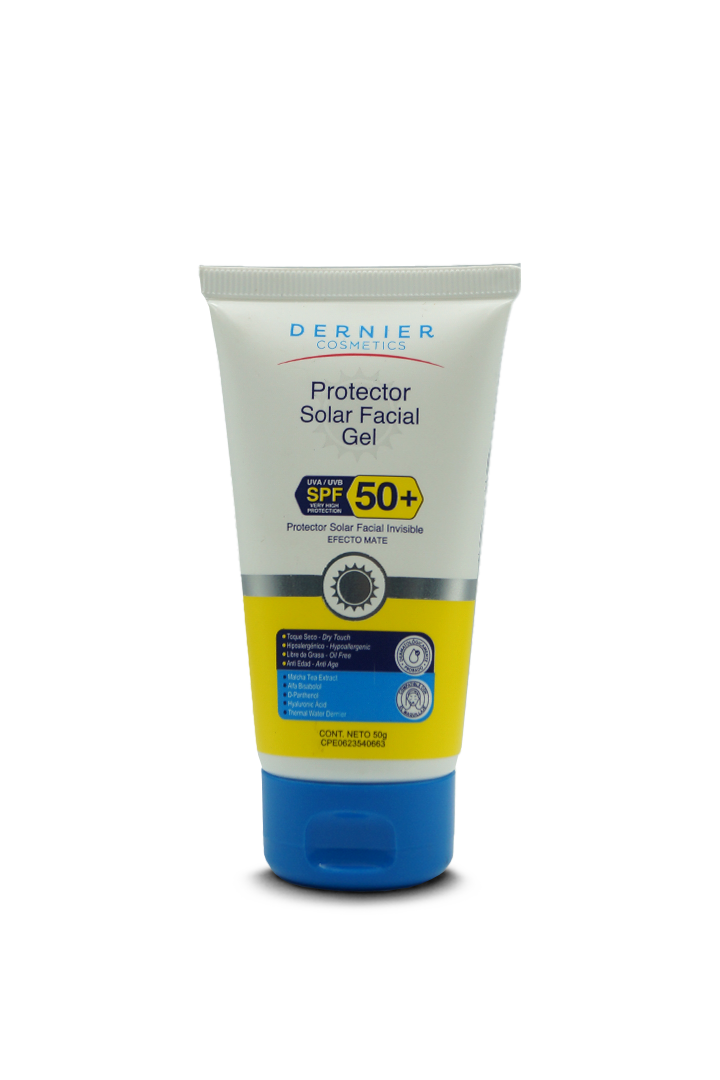 Dernier protector solar facial gel FPS50 50g