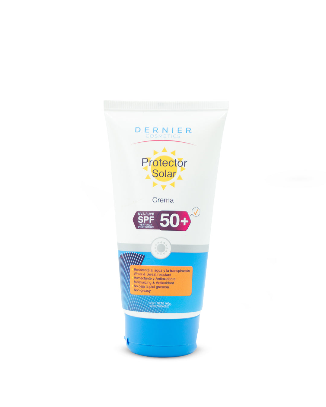 Protector solar crema FPS 50. Dernier