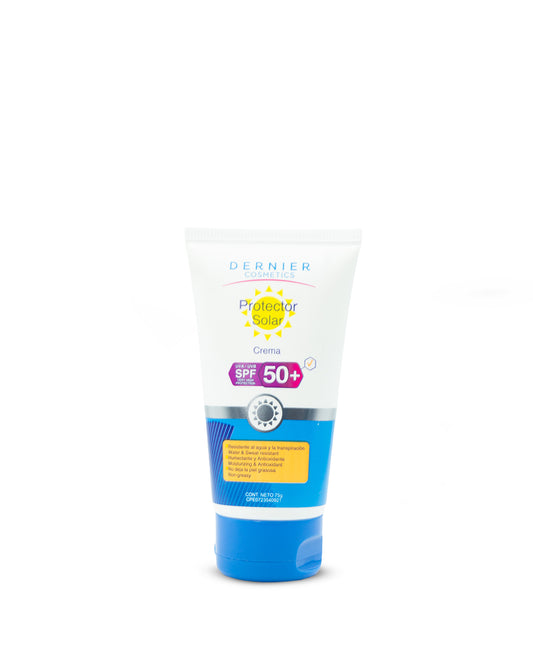 Protector solar crema FPS 50. Dernier