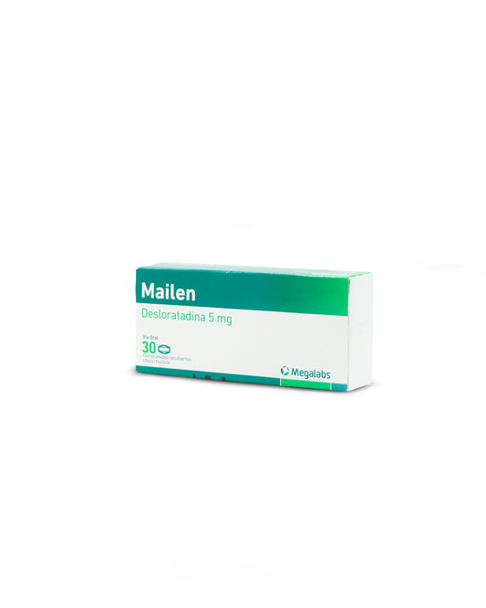 Mailen desloratadina 5mg x 30 comprimidos. Megalabs