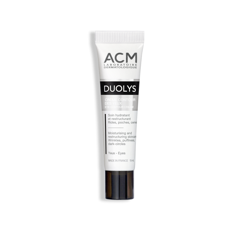 Duolys contorno de ojos crema para bolsas, arrugas, ojeras 15mL. ACM