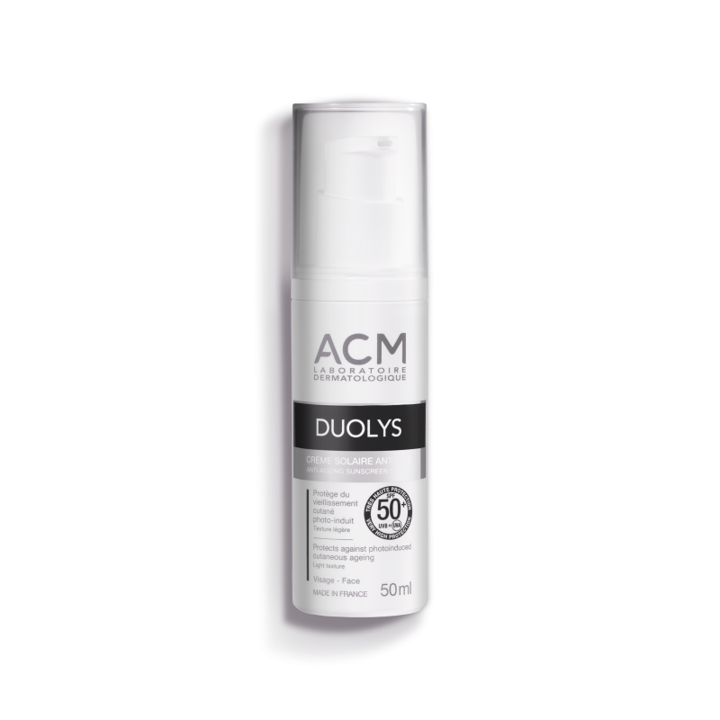 Duolys crema fluida FPS 50 protector antiedad 50mL. ACM