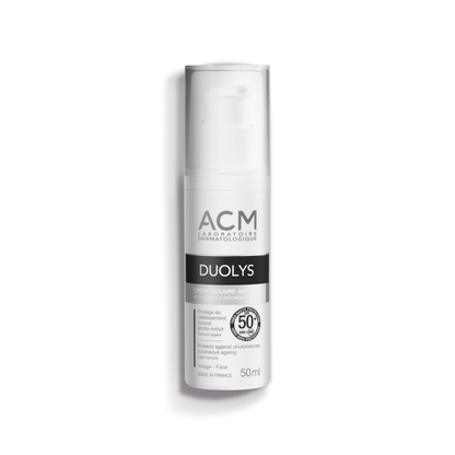 Duolys crema fluida FPS 50 protector antiedad 50mL. ACM