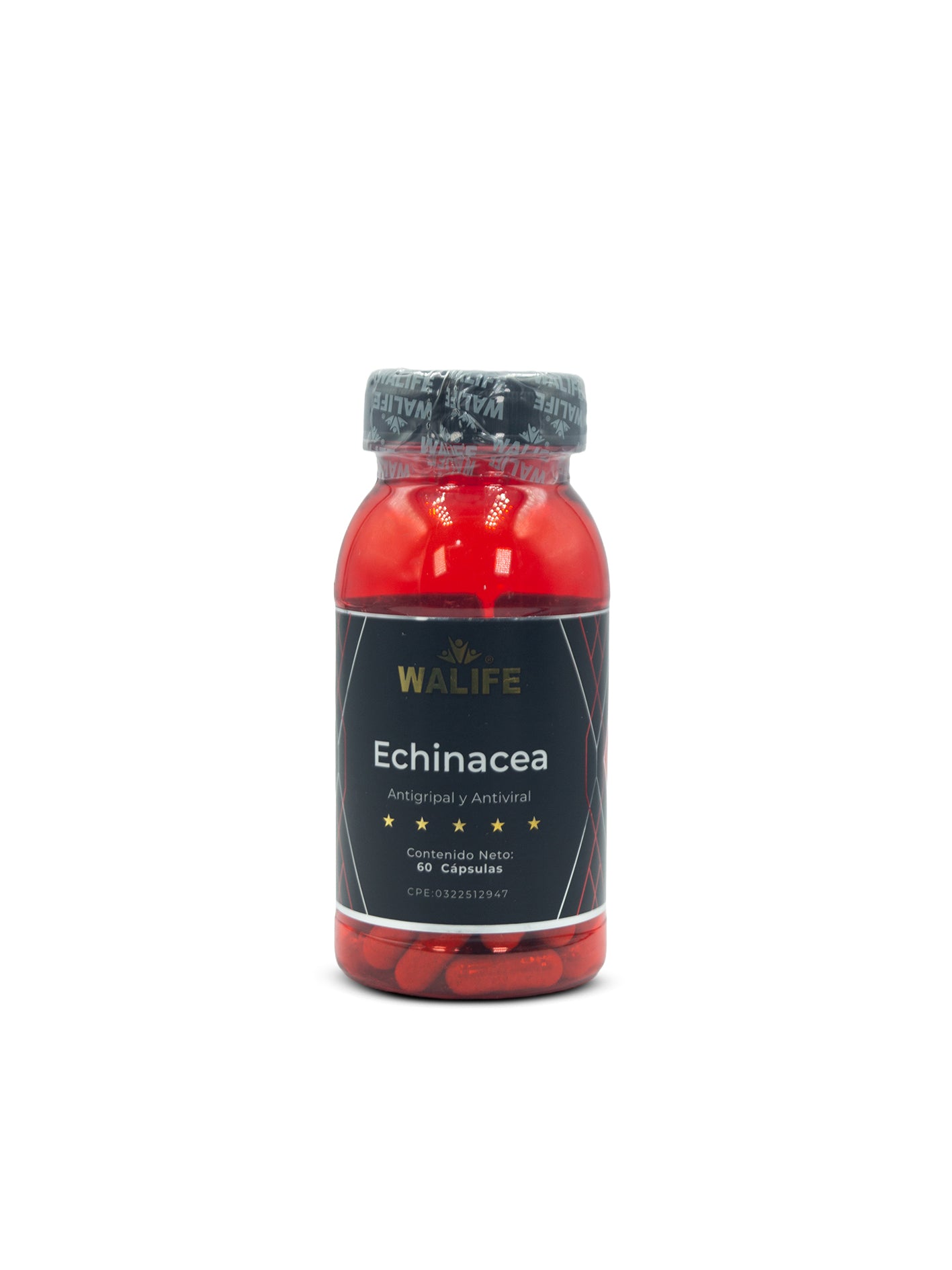 Echinacea 390mg x 60 cápsulas. Walife