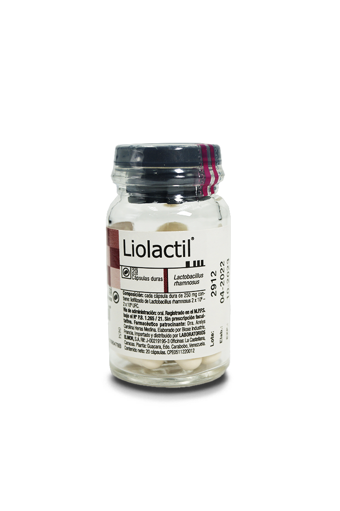 Liolactil 20 cápsulas 250mg