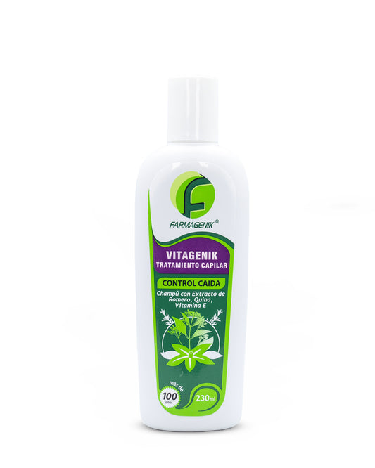 Farmagenik champú vitagenik control caída 230mL