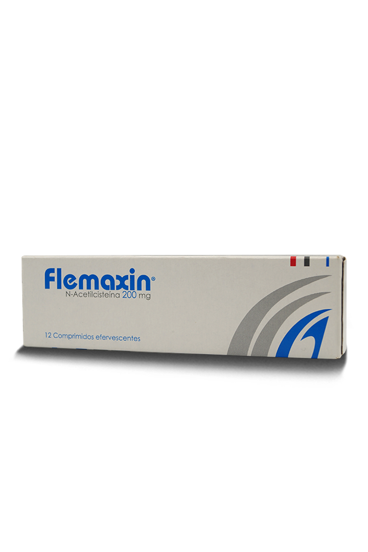 Flemaxin N-acetilcisteína 12 comprimidos efervescentes