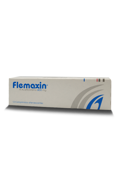 Flemaxin N-acetilcisteína 12 comprimidos efervescentes