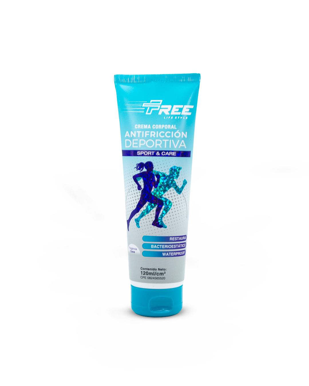 Free life style crema antifricción deportiva 120mL