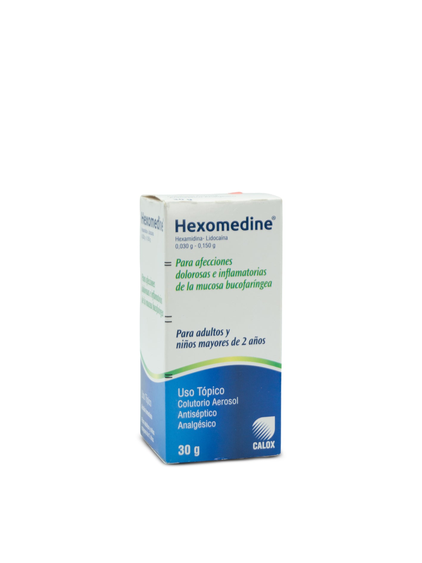 Hexomedine aerosol antiséptico analgésico 30g. Calox