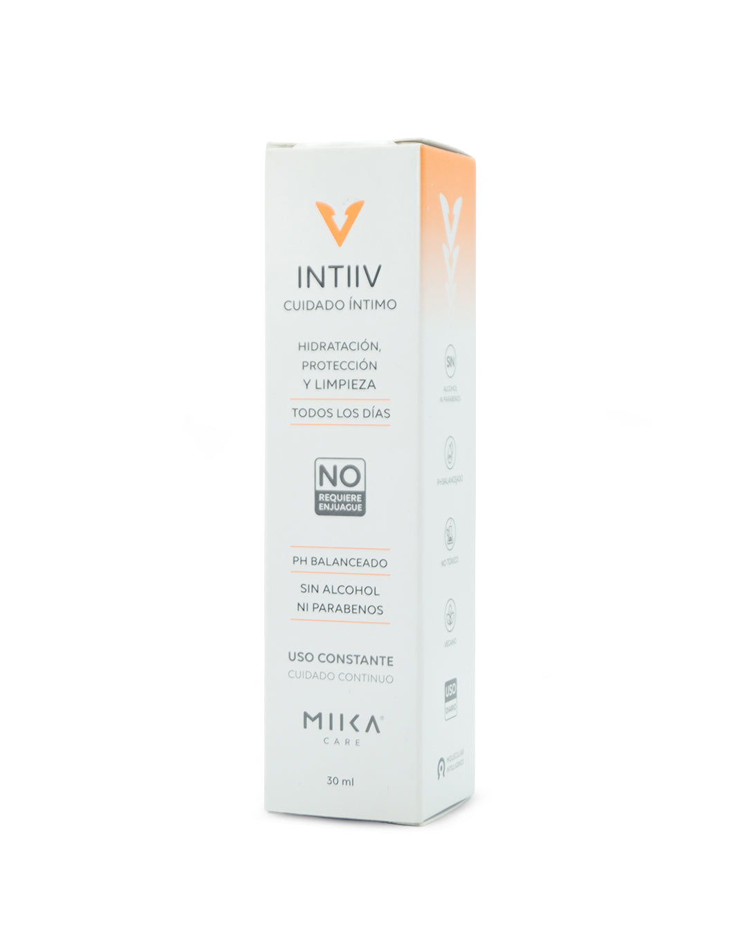 Intiiv tónico hidratante íntimo 30mL. Miika care
