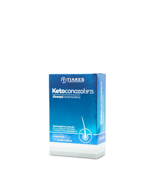 Ketoconazol 2% champú 100mL. Tiares