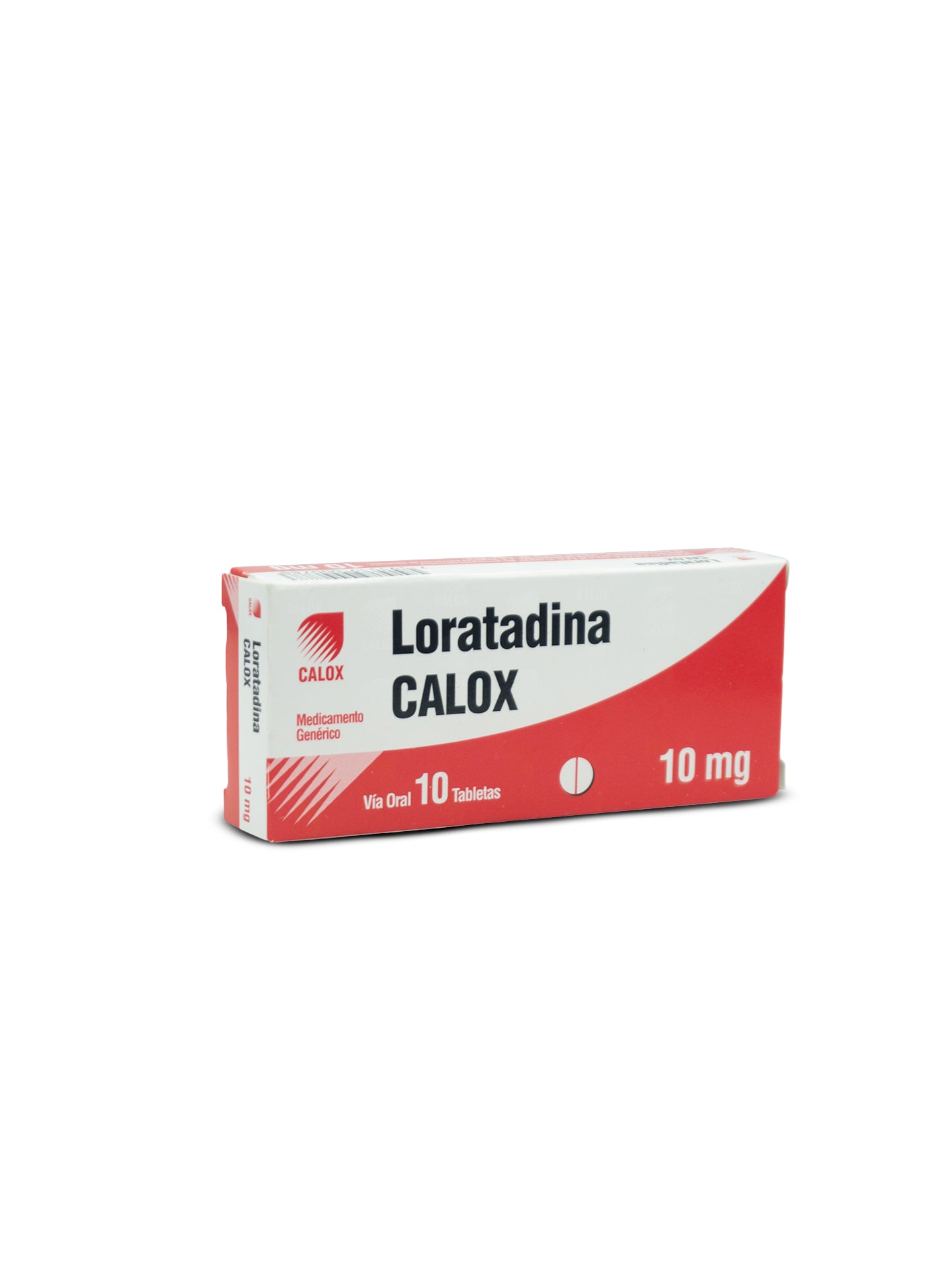 Loratadina 10mg x 10 tabletas. Calox