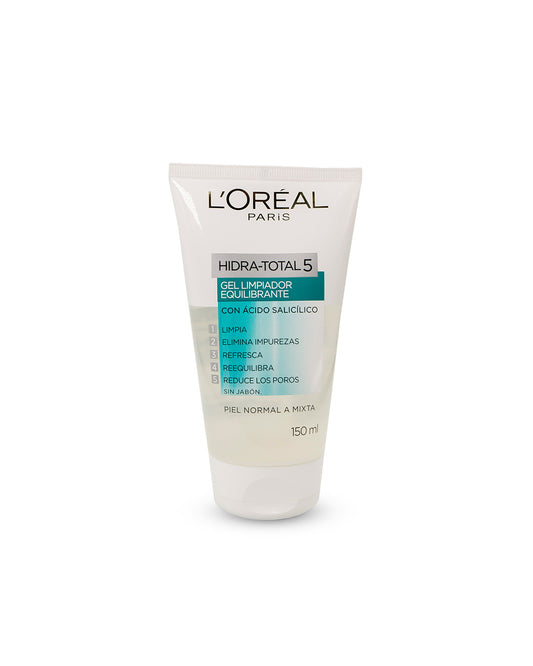 L'Oreal hidra total 5 gel limpiador 150mL