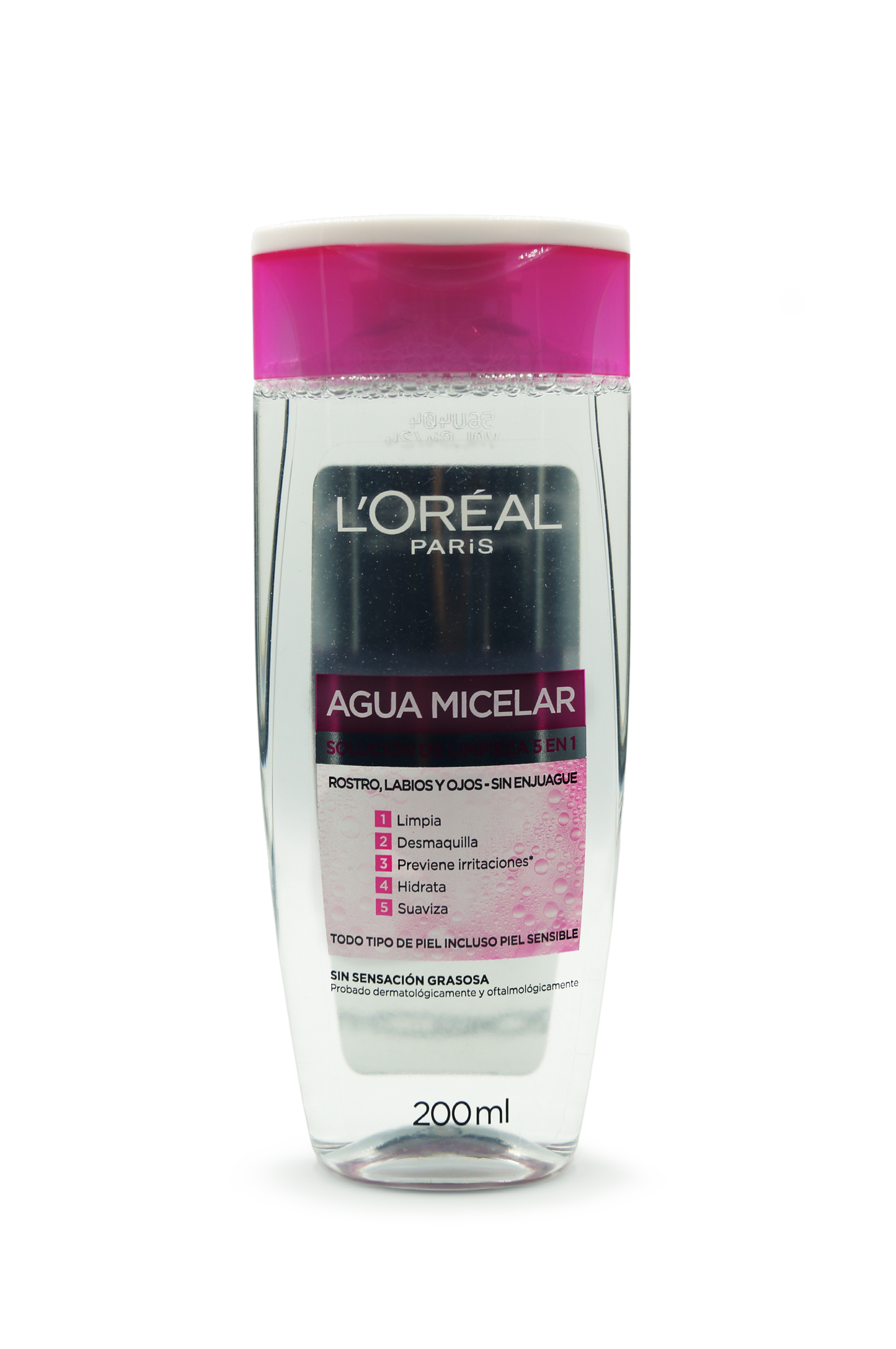 L'Oreal agua micelar solución de limpieza 5 en 1