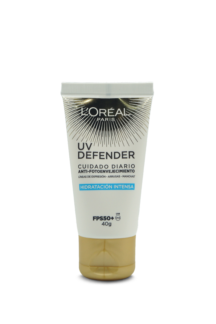 L'Oreal UV defender hidratación intensa FPS50 40g