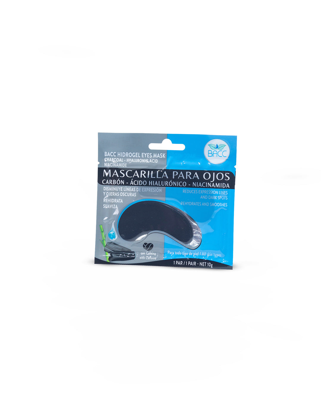 Mascarilla para ojos con carbón x 1und 10g BACC