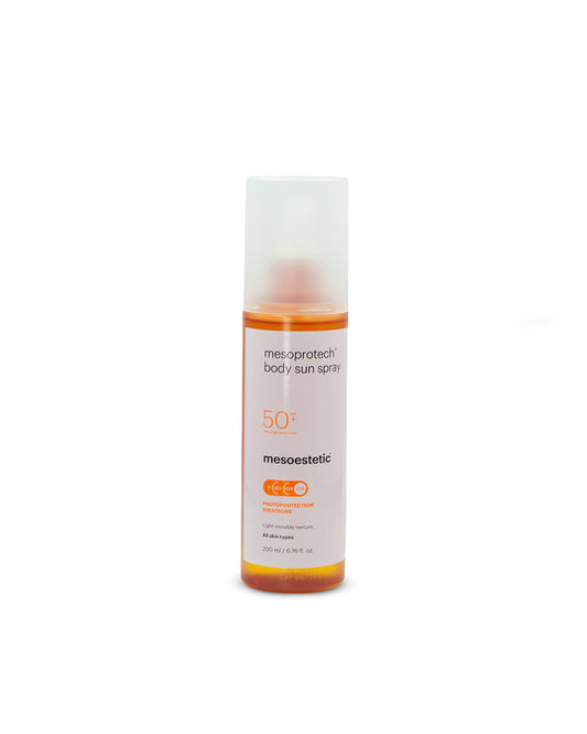 Mesoprotech body sun spray FPS 50 200mL. Mesoestetic