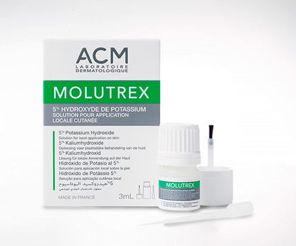 Molutrex hidróxido de potasio 5% solución 3mL. ACM