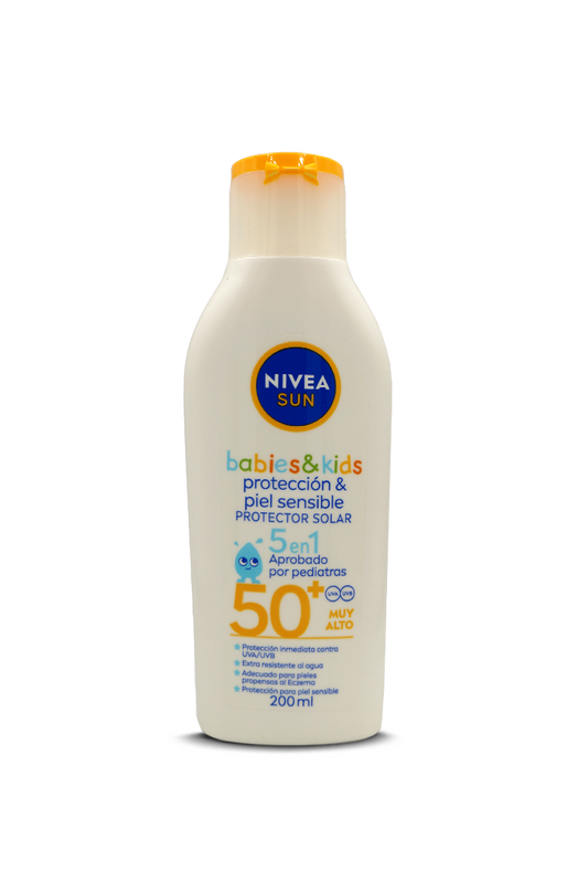 Nivea sun babies kids piel sensible FPS50 200mL