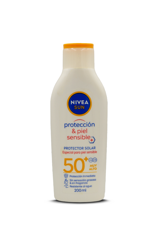 Nivea sun piel sensible FPS50 200mL